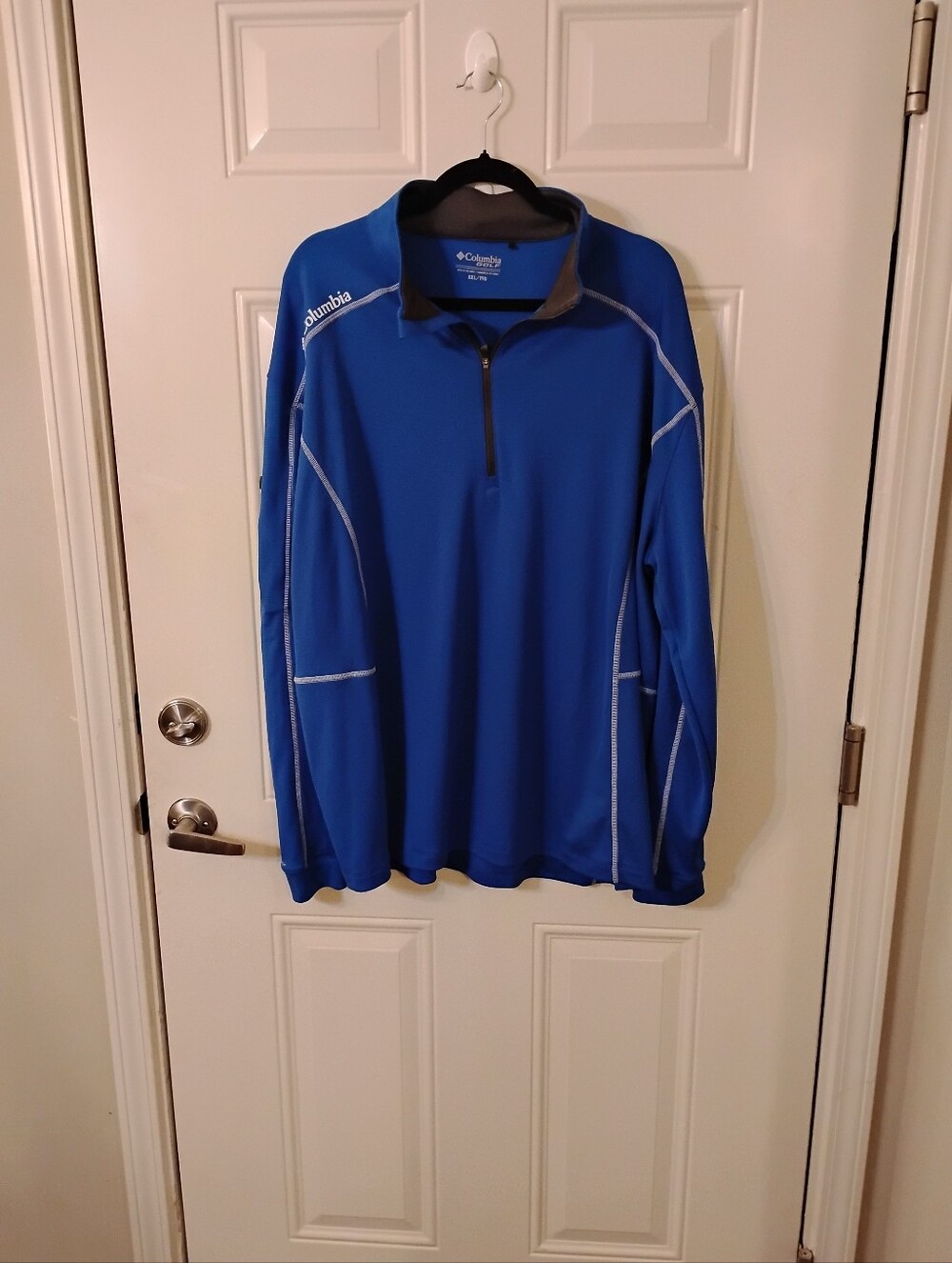 Columbia Royal Blue Quarter-Zip Performance Jacket